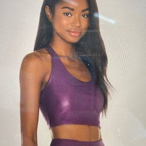 Koral Dakota sports bra no pads worn once innaubergine! Immaculate condition